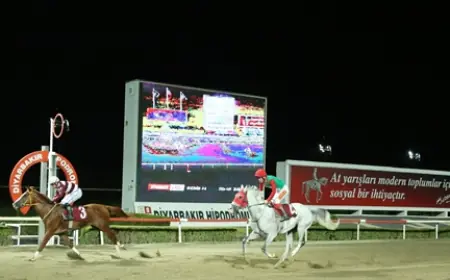 Diyarbakır Hipodromu’nda Zerzevan Kalesi Koşusu’nu Çilobey Kazandı